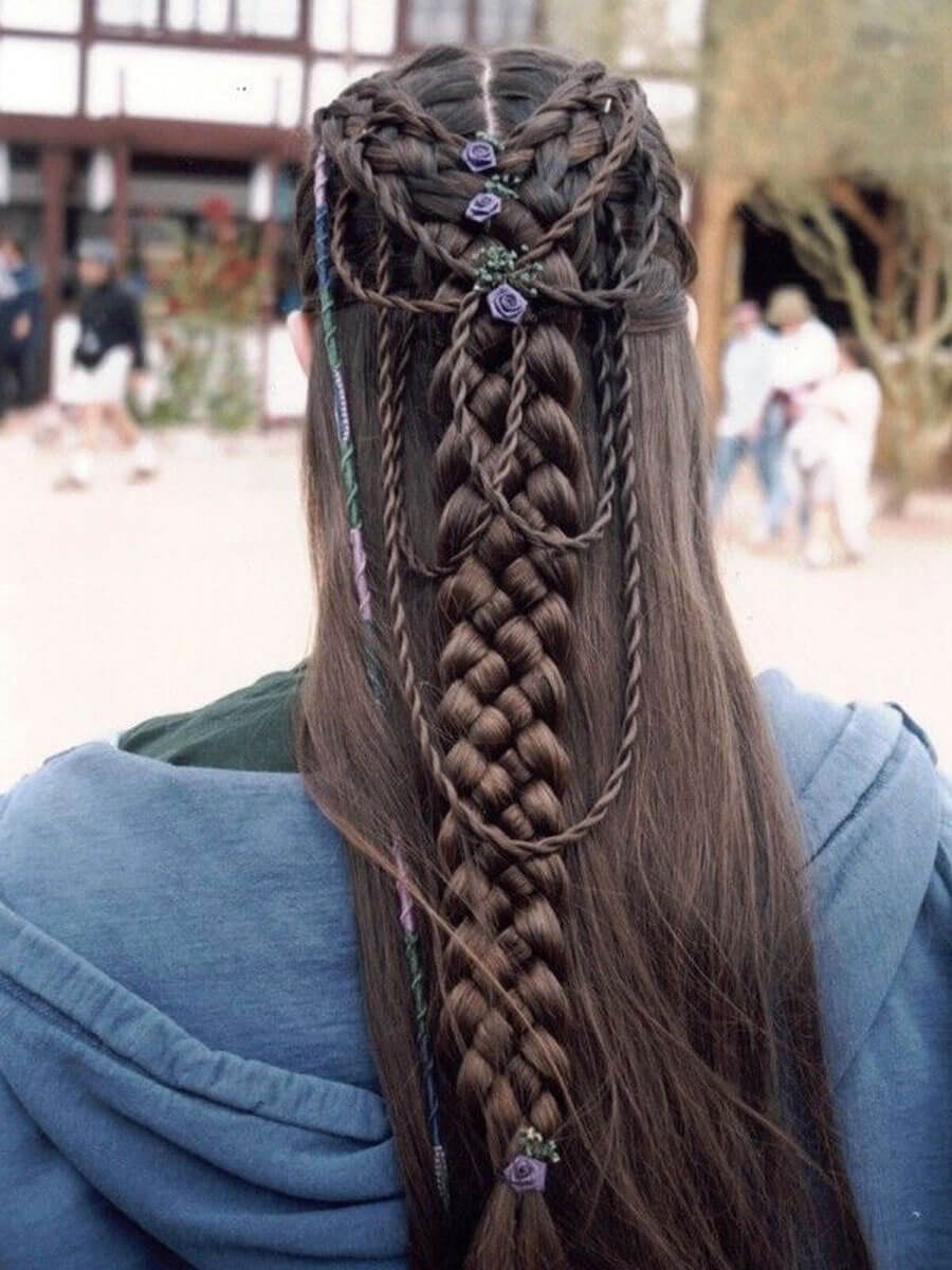 Lord of the rings hair braiding elftopia